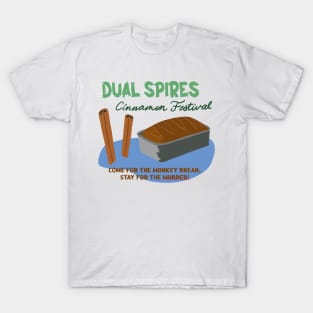 Psych Dual Spires Cinnamon Festival T-Shirt